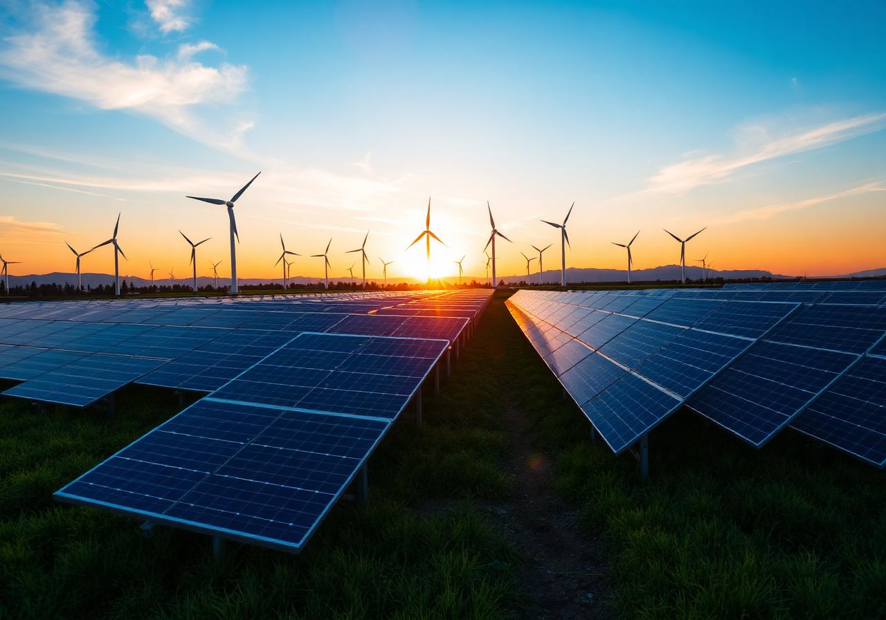 Parque solar y eólico